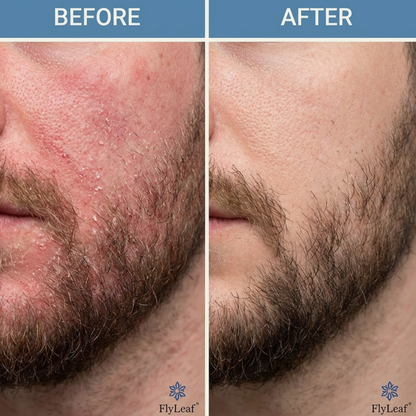 Flyleaf®  Visible Beard & Scalp Relief in 7 Days Without Steroids