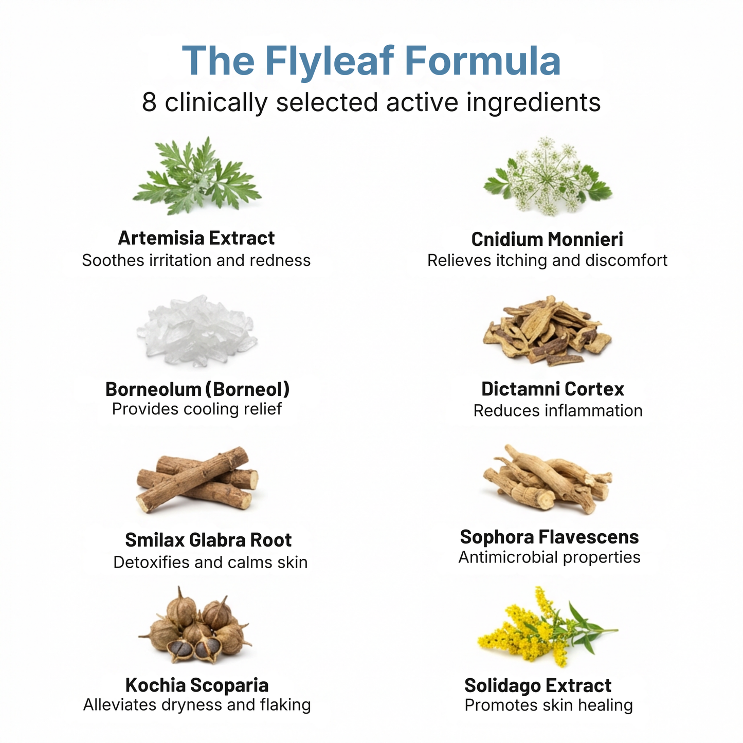 Flyleaf®  Visible Beard & Scalp Relief in 7 Days Without Steroids