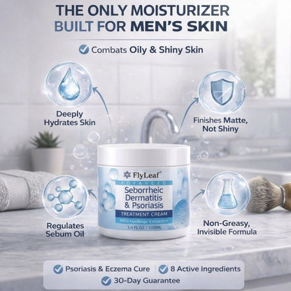 Flyleaf®  Visible Beard & Scalp Relief in 7 Days Without Steroids